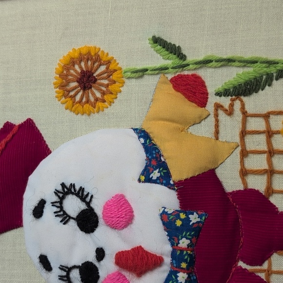 VINTAGE KITSCH WALL HANDMADE FRAME - Picture 2 of 4